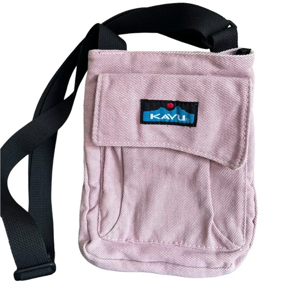Kavu Handbags - Kavu Keeper Crossbody bag Light Pink Adjustable Strap